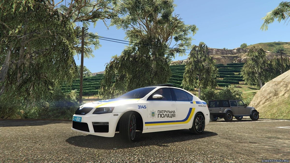 2014 Поліція Škoda Octavia VRS - Поліція України / GTA 5