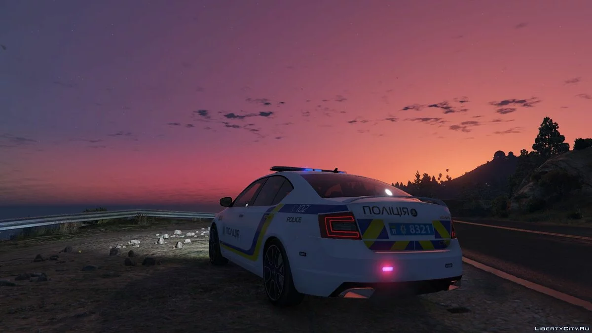 2014 Поліція Škoda Octavia VRS - Поліція України / GTA 5