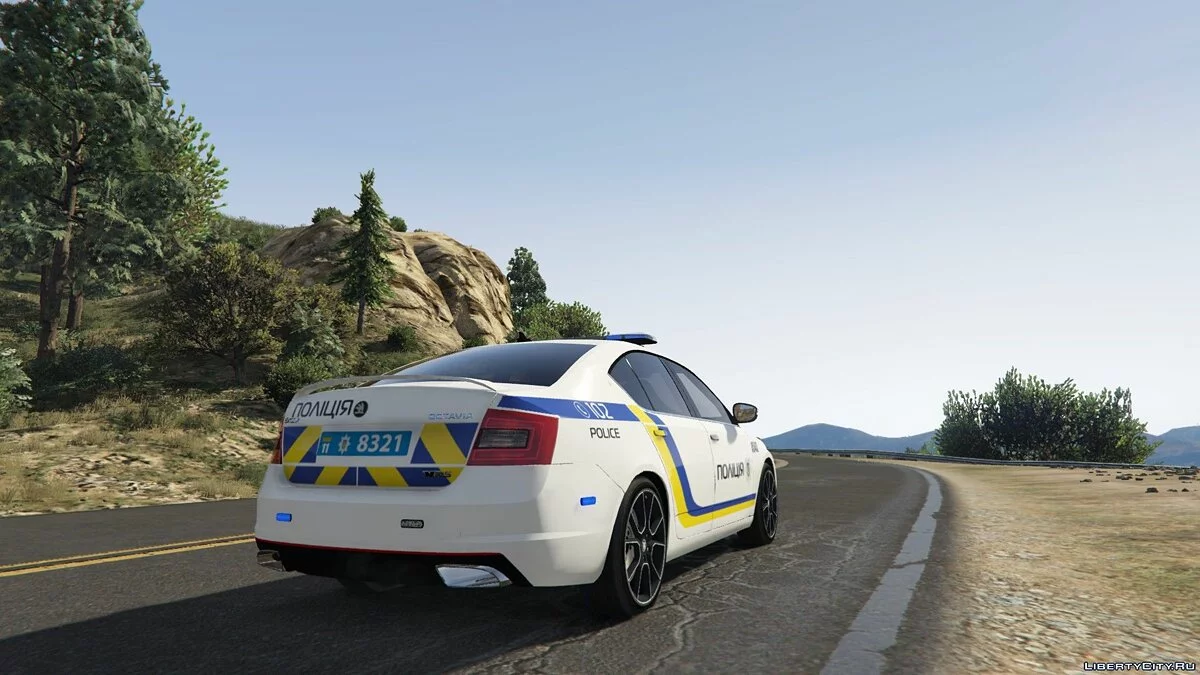 2014 Поліція Škoda Octavia VRS - Поліція України / GTA 5
