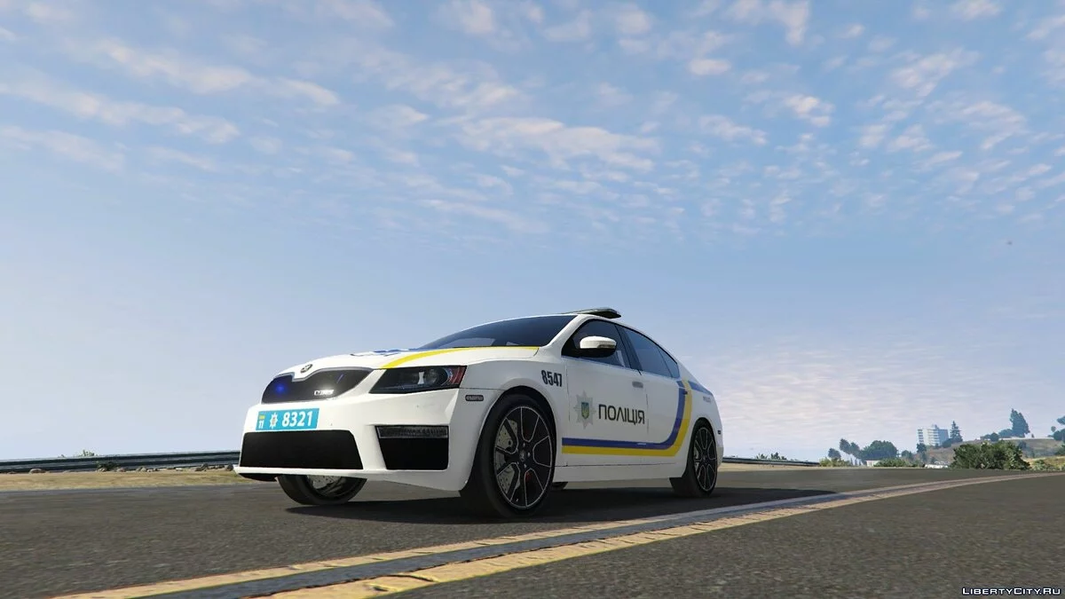 2014 Поліція Škoda Octavia VRS - Поліція України / GTA 5
