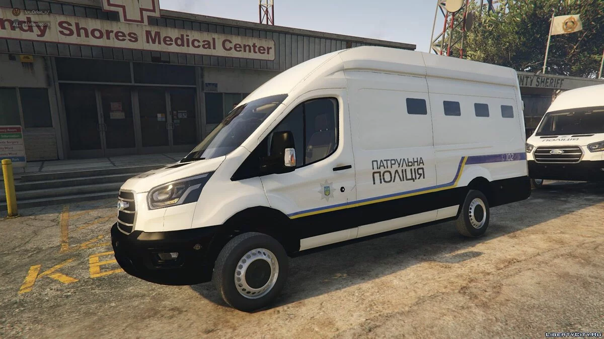 2018 Ford Transit Ukrainian Police / GTA 5