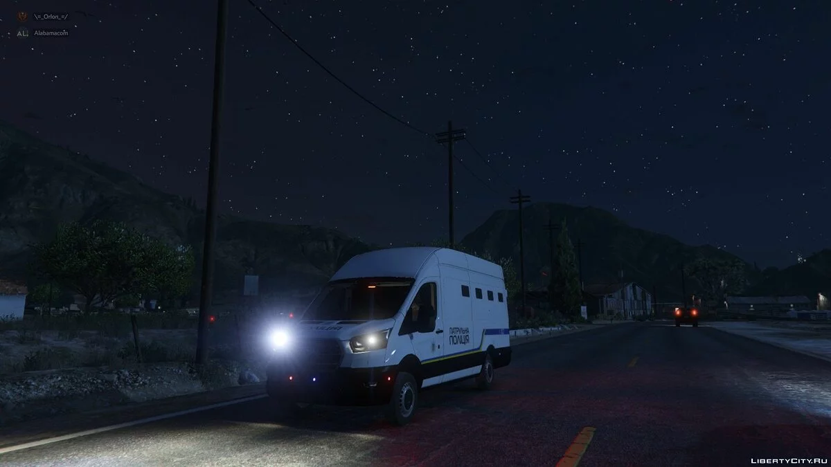 2018 Ford Transit Ukrainian Police / GTA 5