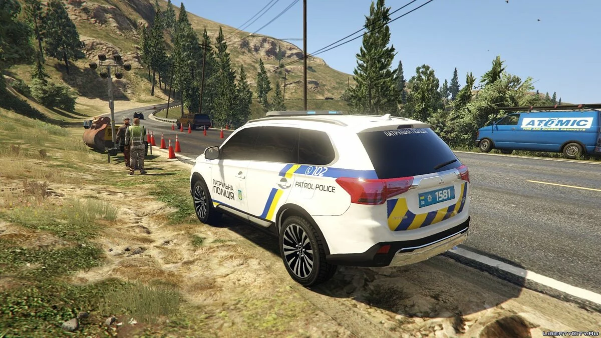 2018 Mitsubishi Outlander of Ukraine Police / GTA 5