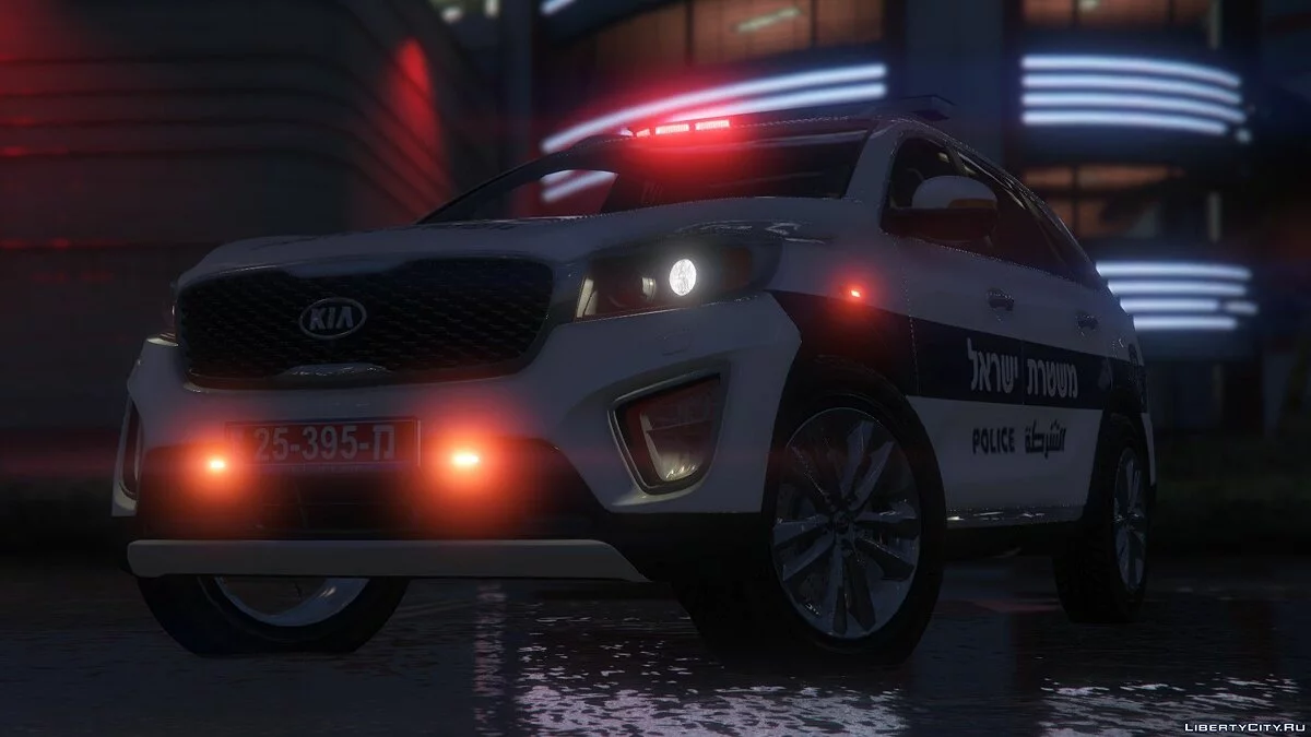 Kia Sorento Israel Police [Add-On / Fivem Ready / Replace [ELS] V.1 / GTA 5