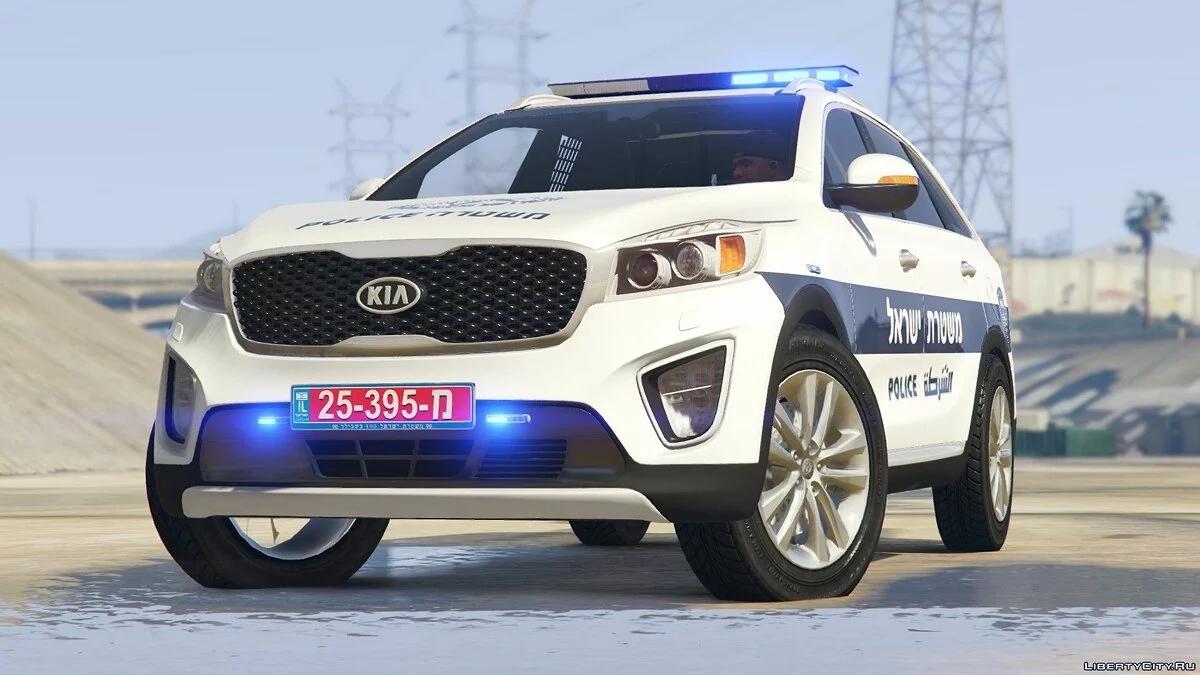 Kia Sorento Israel Police [Add-On / Fivem Ready / Replace [ELS] V.1 / GTA 5