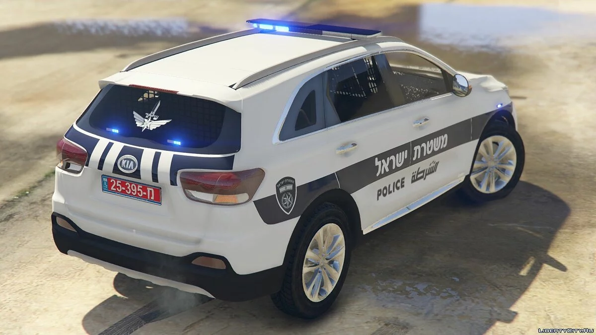 Kia Sorento Israel Police [Add-On / Fivem Ready / Replace [ELS] V.1 / GTA 5