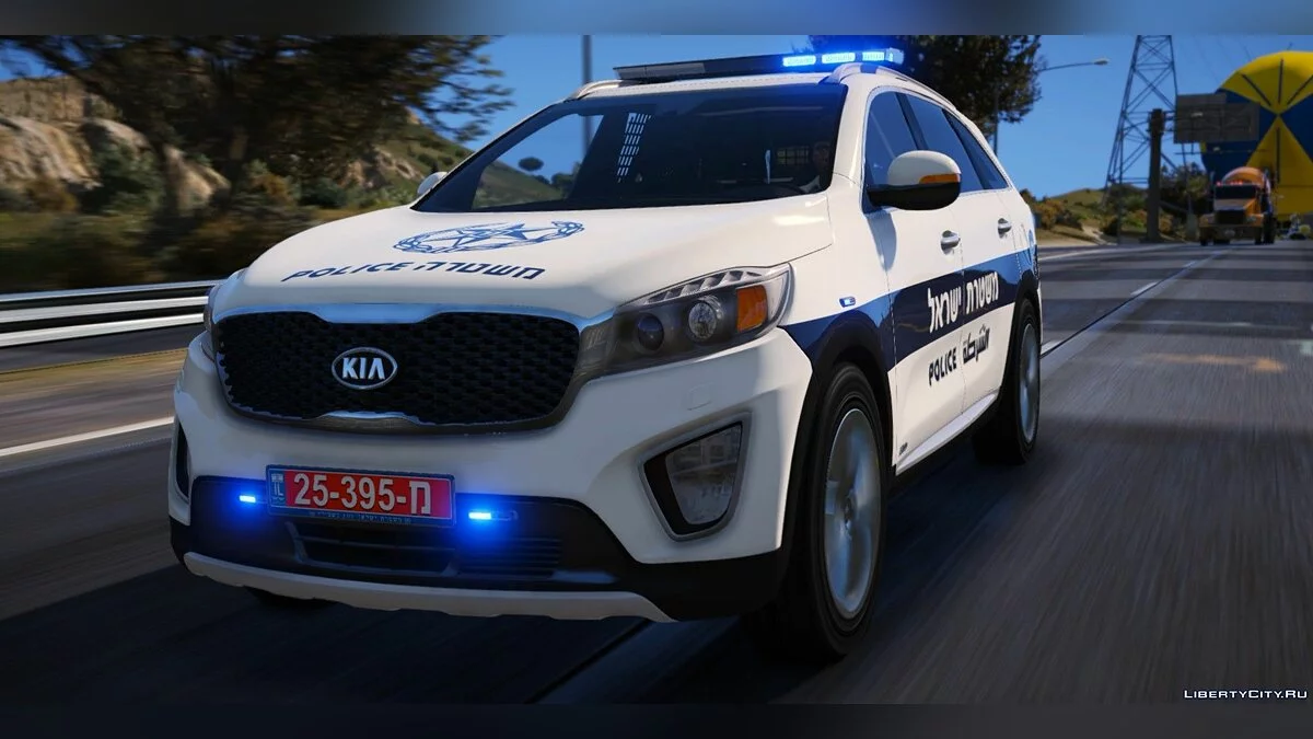 Kia Sorento Israel Police [Add-On / Fivem Ready / Replace [ELS] V.1 / GTA 5