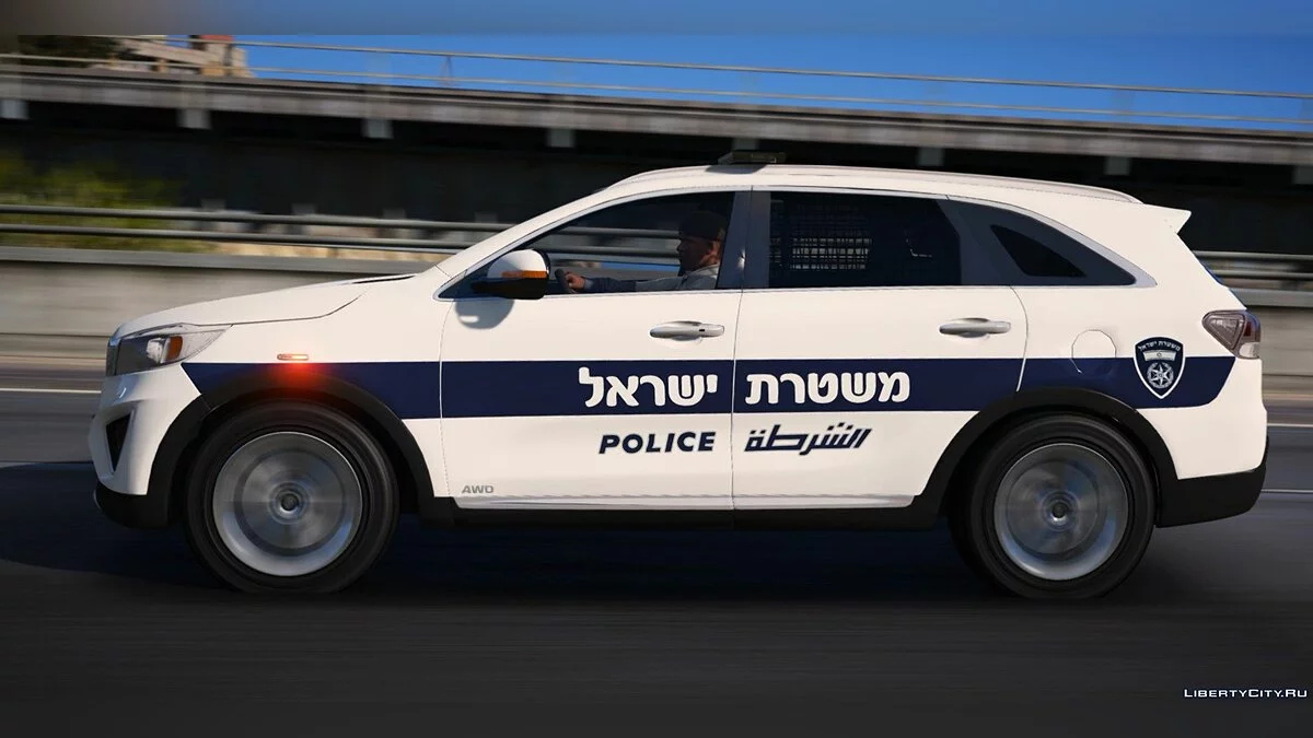 Kia Sorento Israel Police [Add-On / Fivem Ready / Replace [ELS] V.1 / GTA 5