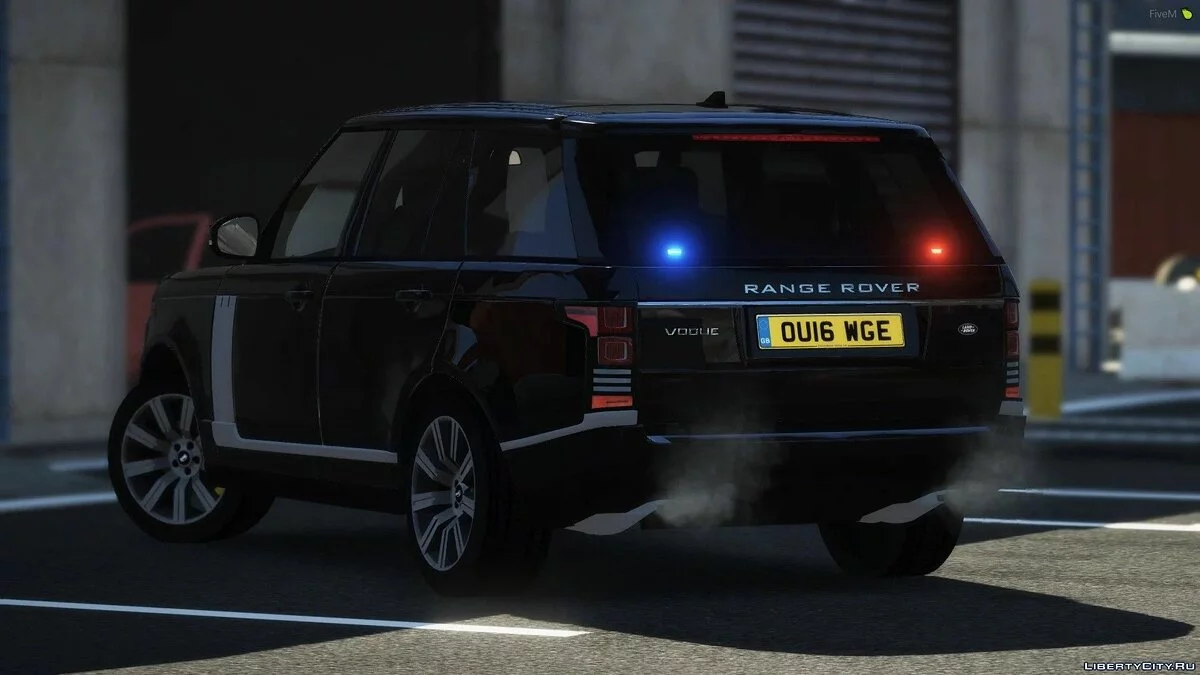 Range Rover Policía 2016 Vogue Sin Marcas [ELS] 1.0 / GTA 5