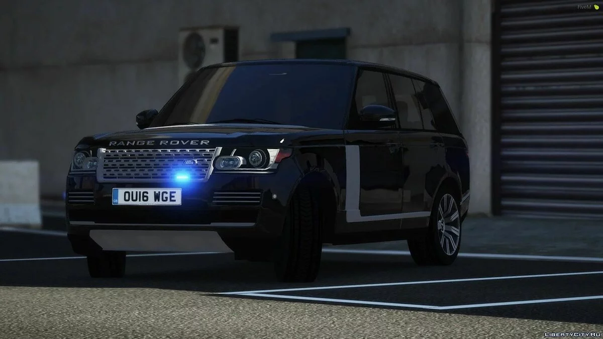 Range Rover Policía 2016 Vogue Sin Marcas [ELS] 1.0 / GTA 5