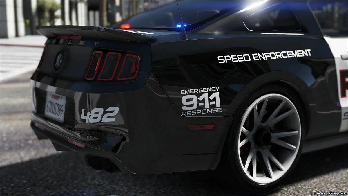 Ford Shelby GT500 | Hot Pursuit Police [Add-On / Replace | Template] 2.0 / GTA 5