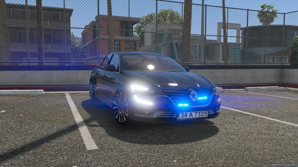 Renault Talisman — policía civil [Reemplazar | ELS] / GTA 5