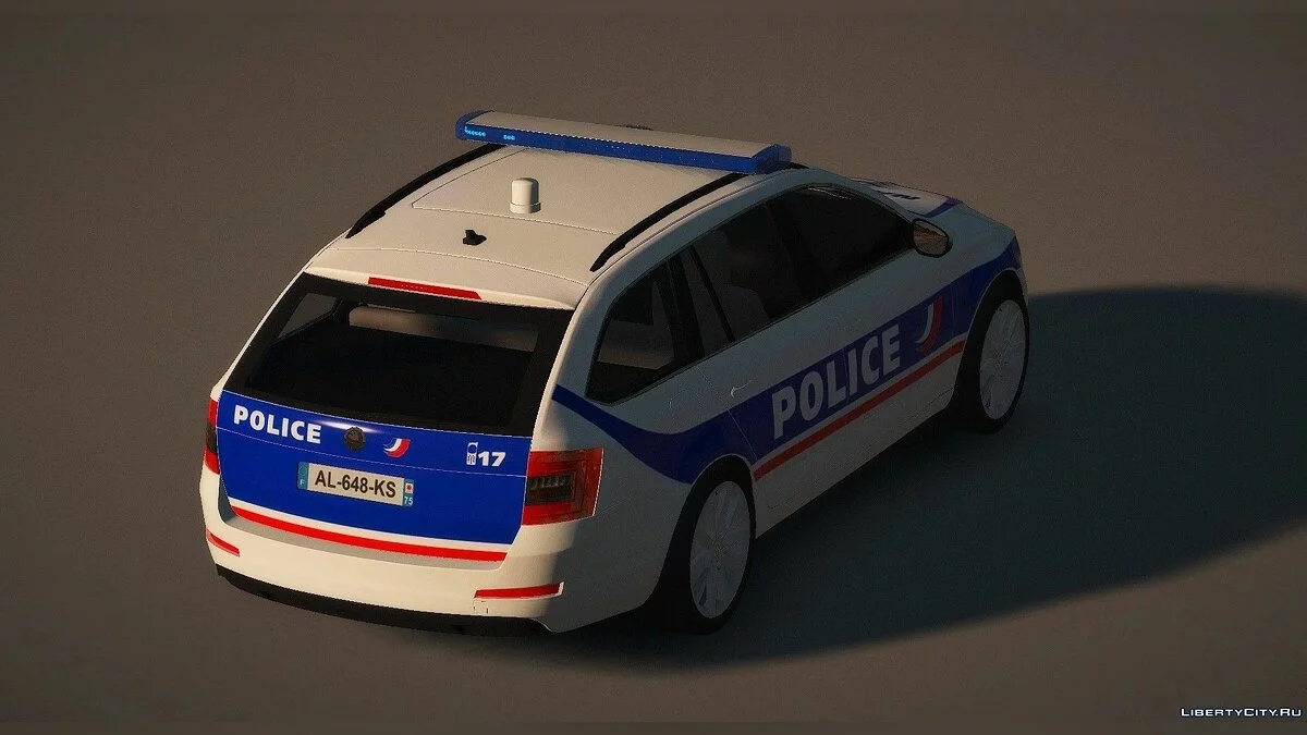 Skoda Octavia Police Nationale [NON-ELS | ELS | FiveM | Replace] 1 / GTA 5