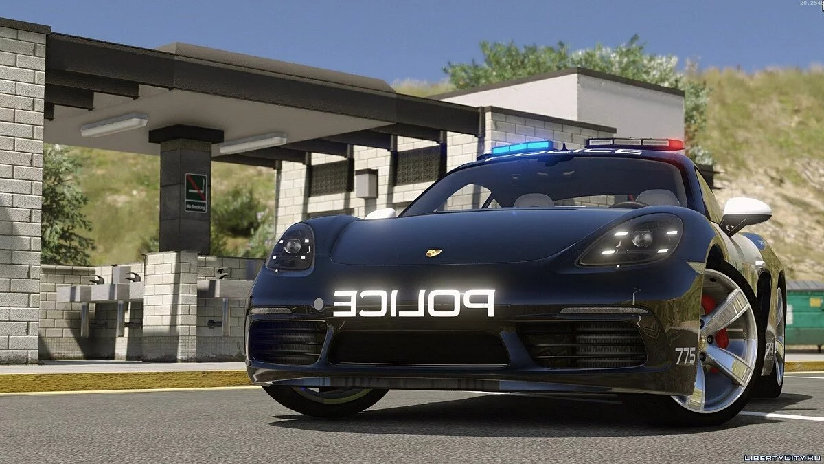 Porsche 718 Cayman S Polícia de Perseguição Quente / GTA 5