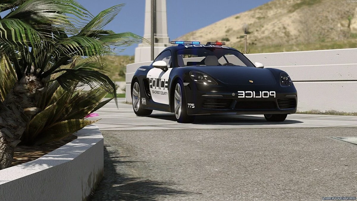 Porsche 718 Cayman S Polícia de Perseguição Quente / GTA 5