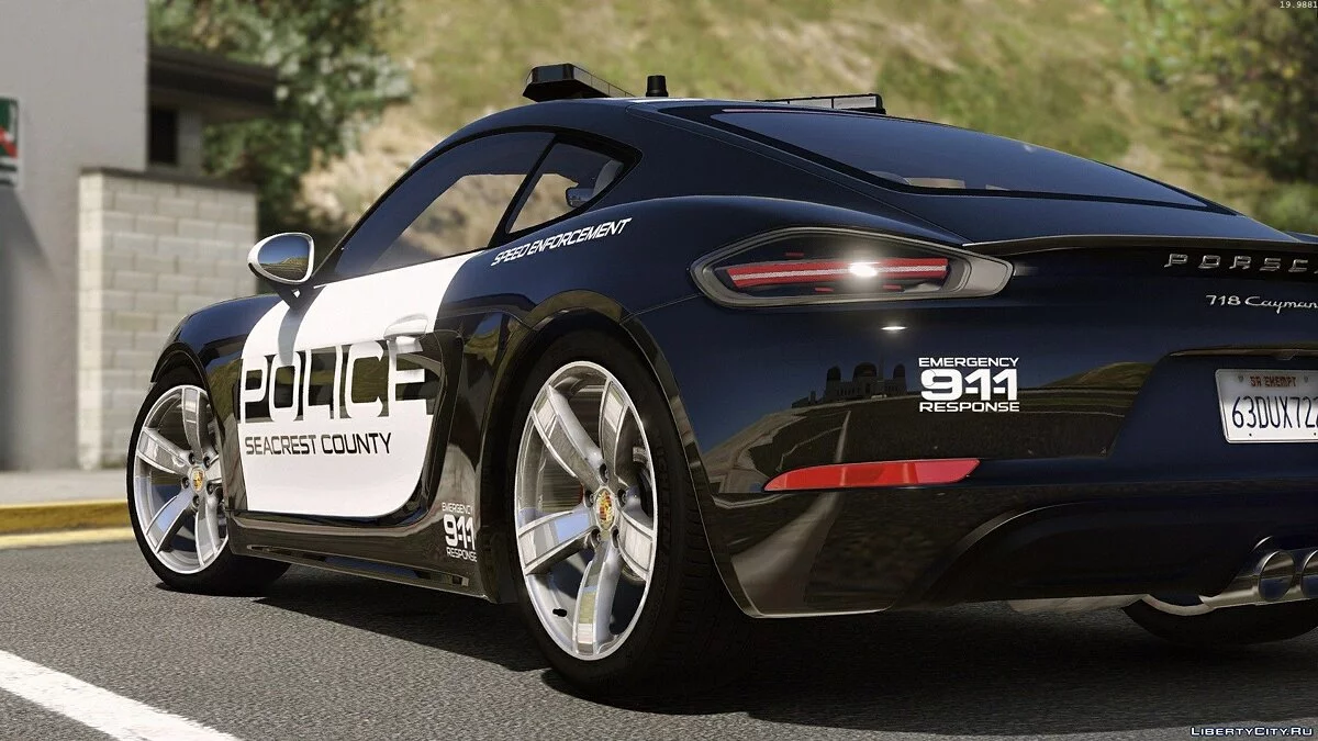 Porsche 718 Cayman S Polícia de Perseguição Quente / GTA 5