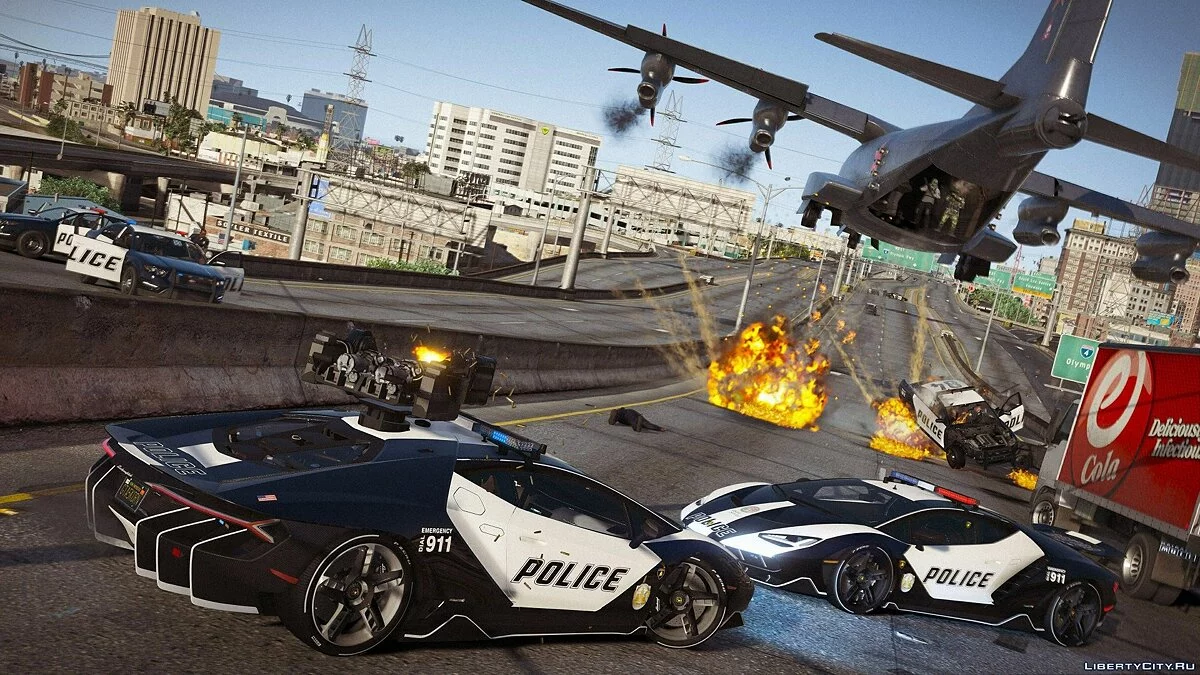 Lamborghini Centenario Lp770-4 Polícia LSPD v1.3 / GTA 5