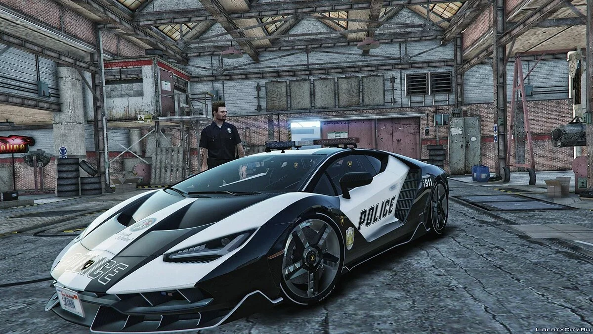 Lamborghini Centenario Lp770-4 Polícia LSPD v1.3 / GTA 5