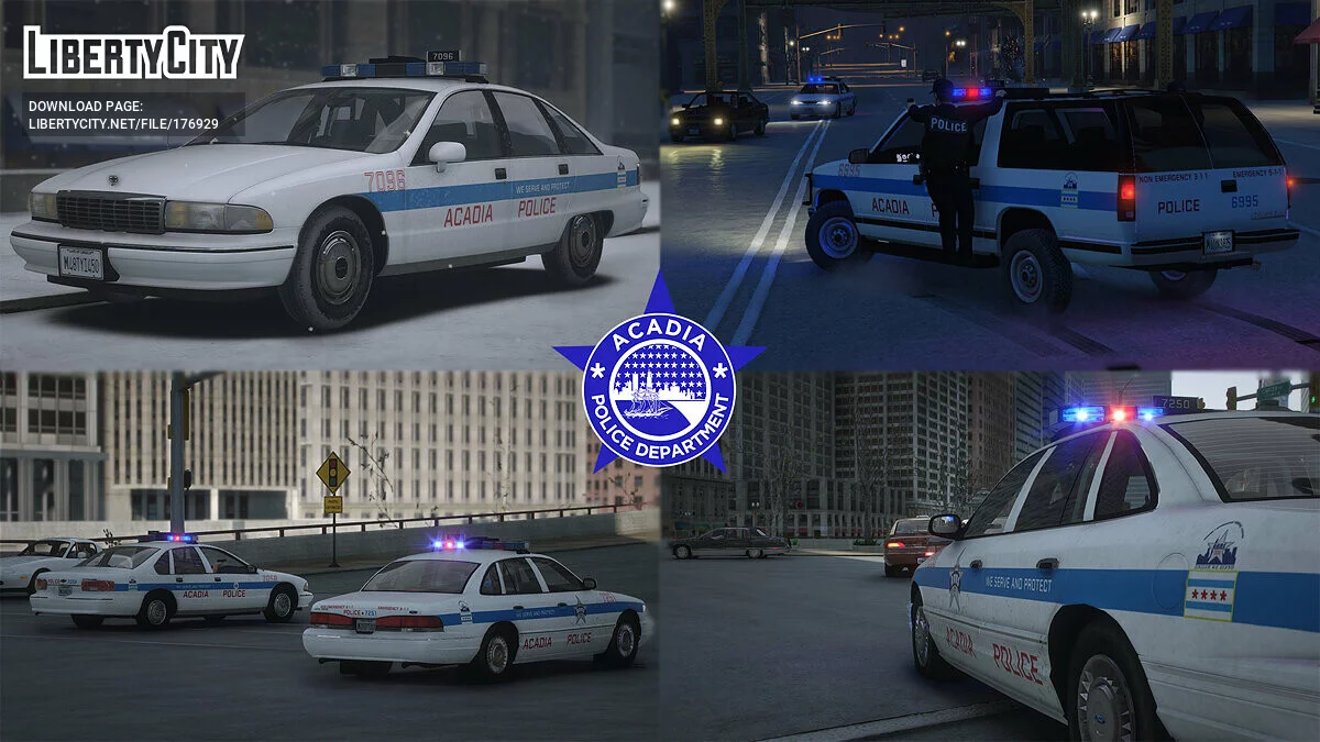 Paket Kendaraan Darurat Retro: Tambahan Kota Berangin (90-an) 1.4.1 / GTA 5