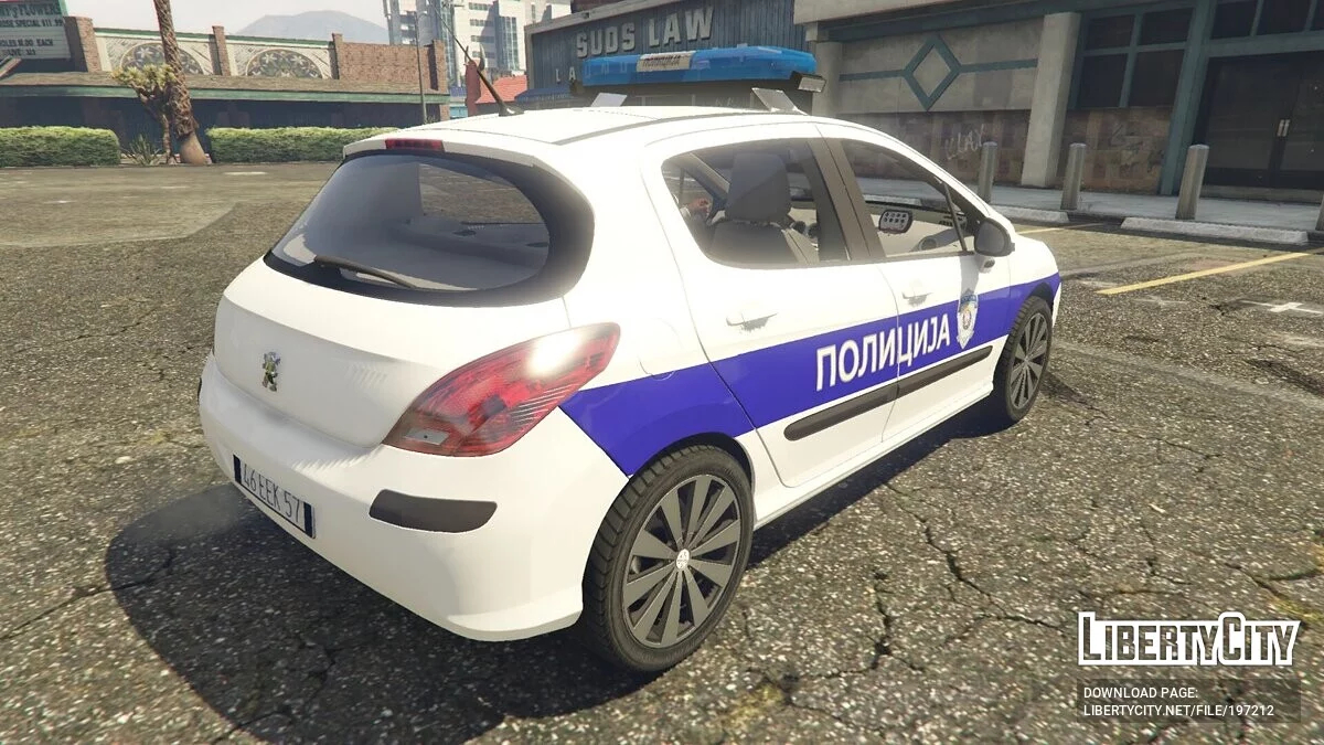 Peugeot 308 - Serbian Police / GTA 5