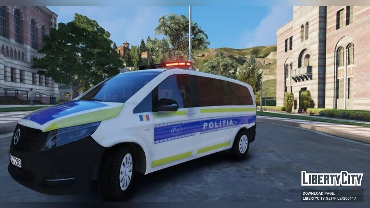 Pack Mercedes-Benz Vito 2016 Police Roumaine / GTA 5