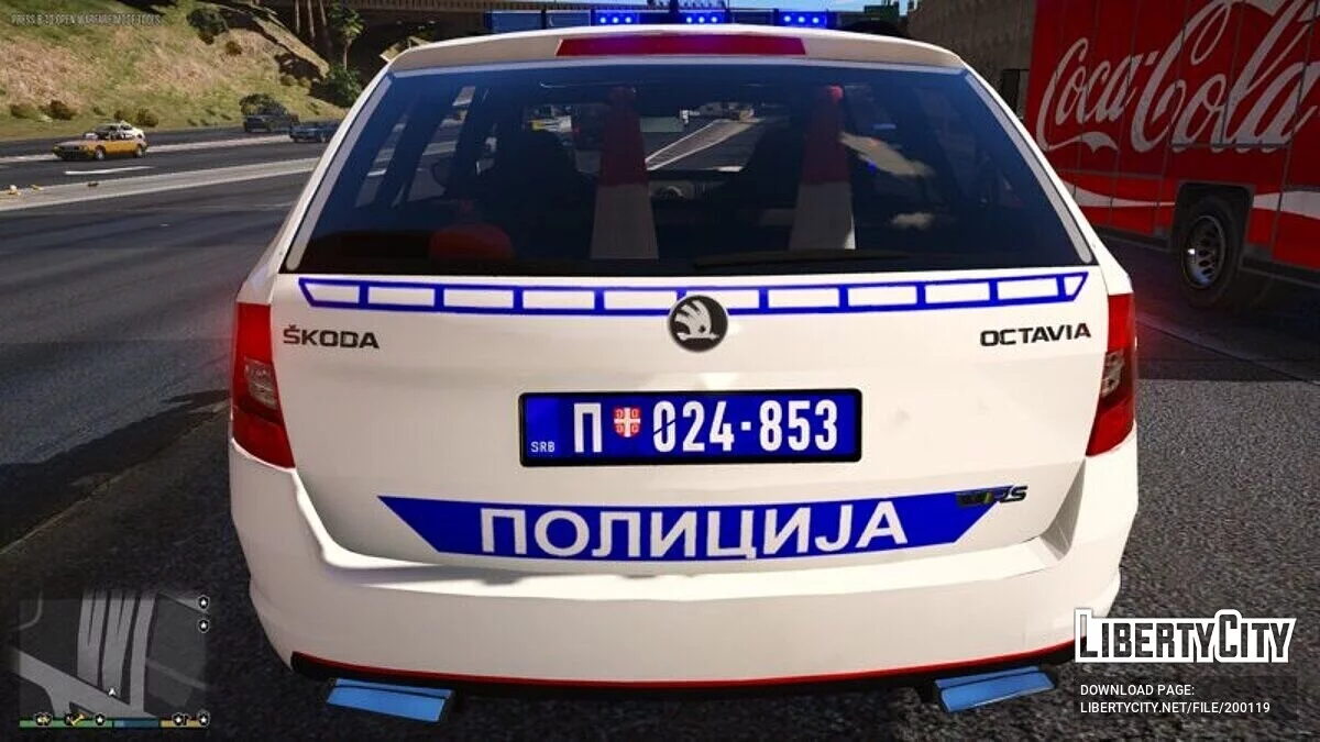 Skoda Octavia - Police de la circulation de Serbie / GTA 5