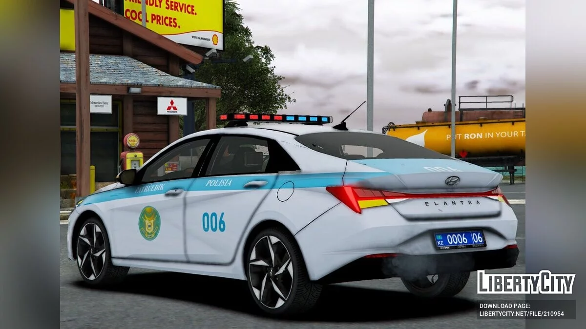 Hyundai Elantra 2021 KZ Policja / GTA 5