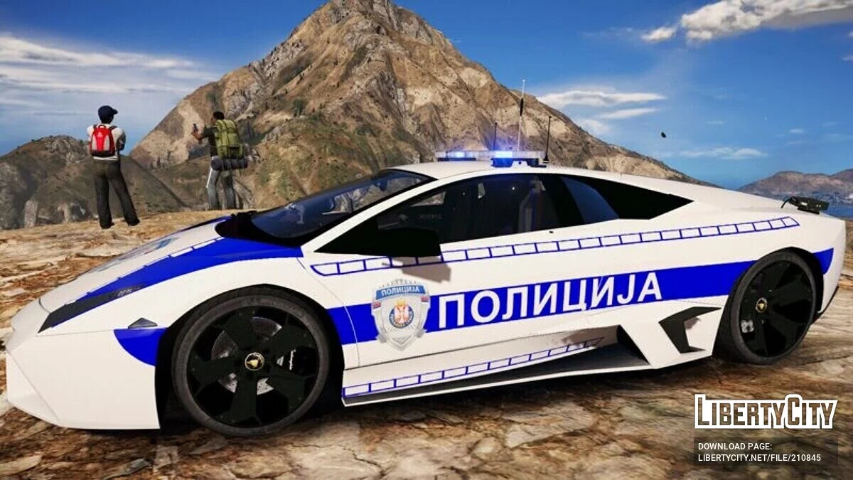 兰博基尼Reventon - 塞尔维亚警方 / GTA 5