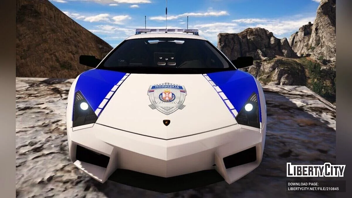 兰博基尼Reventon - 塞尔维亚警方 / GTA 5