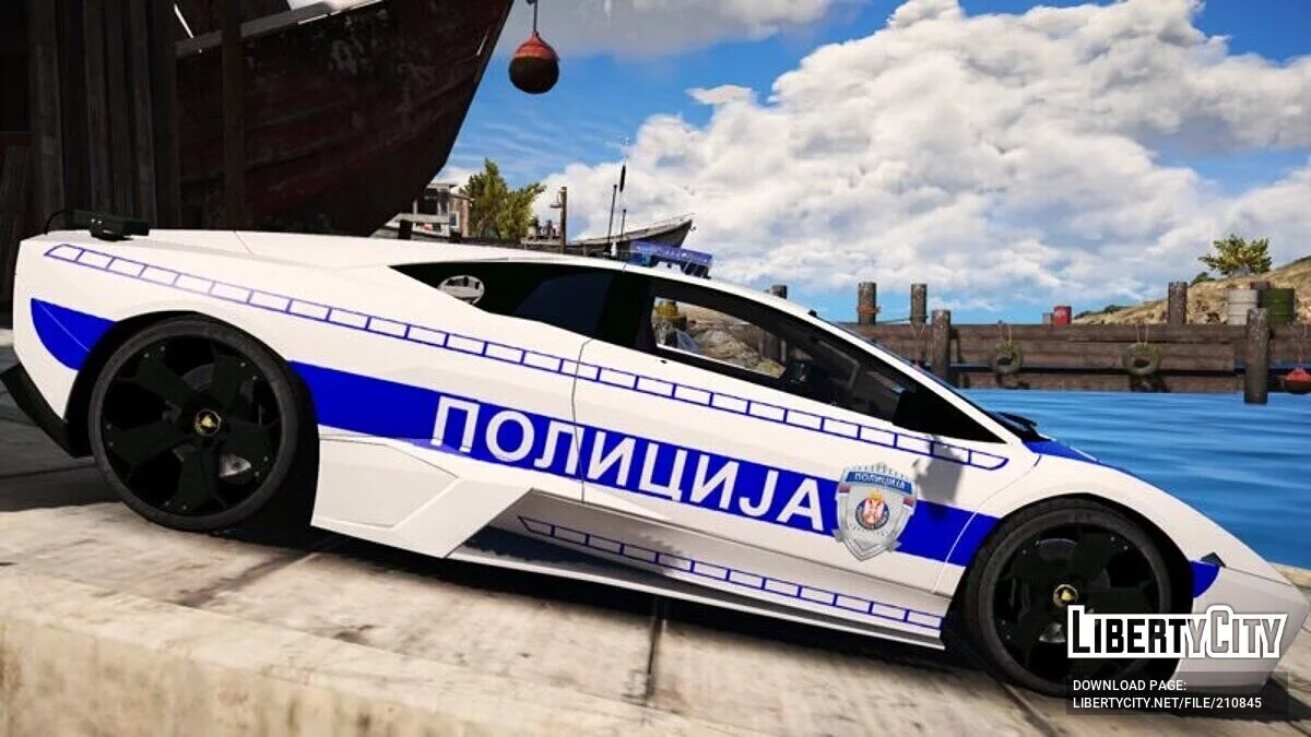 兰博基尼Reventon - 塞尔维亚警方 / GTA 5