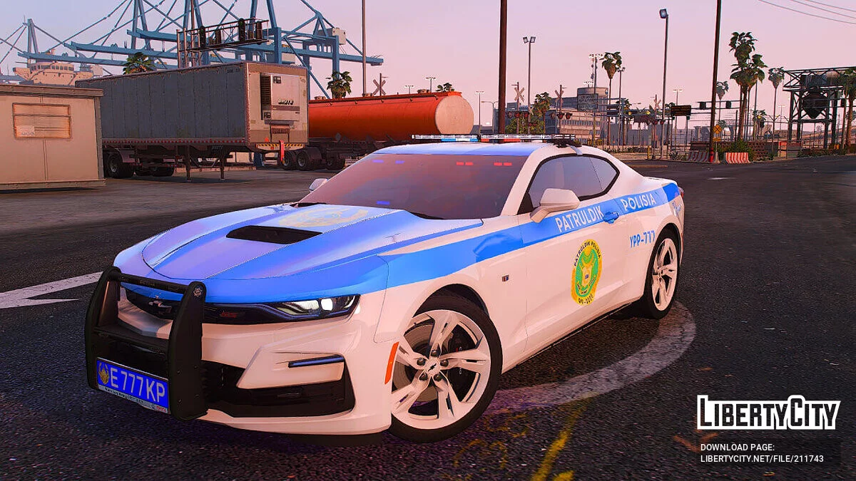 Camaro SS 2023 Patrulla de Kazajistán [Add-On | KZ Plates | Extras | ELS] / GTA 5