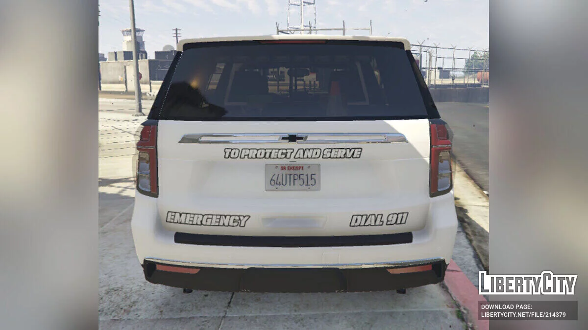 Custom Police Livery Chevrolet / GTA 5