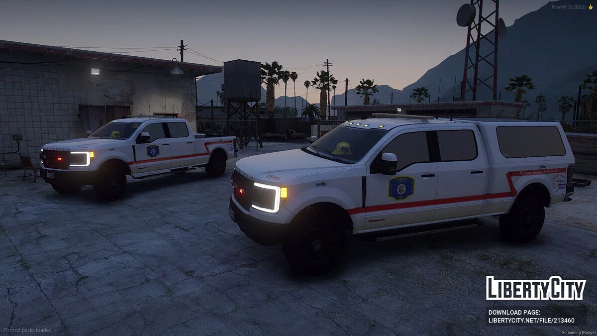 Majestic County Fire Department Vapid Sandstorm [Add-On / FiveM] 1.1 / GTA 5