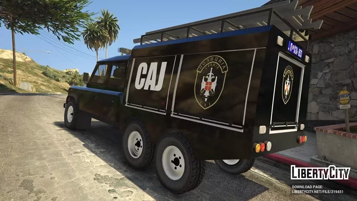 6x6 Custom Defender — SAJ [Replace | ELS] / GTA 5
