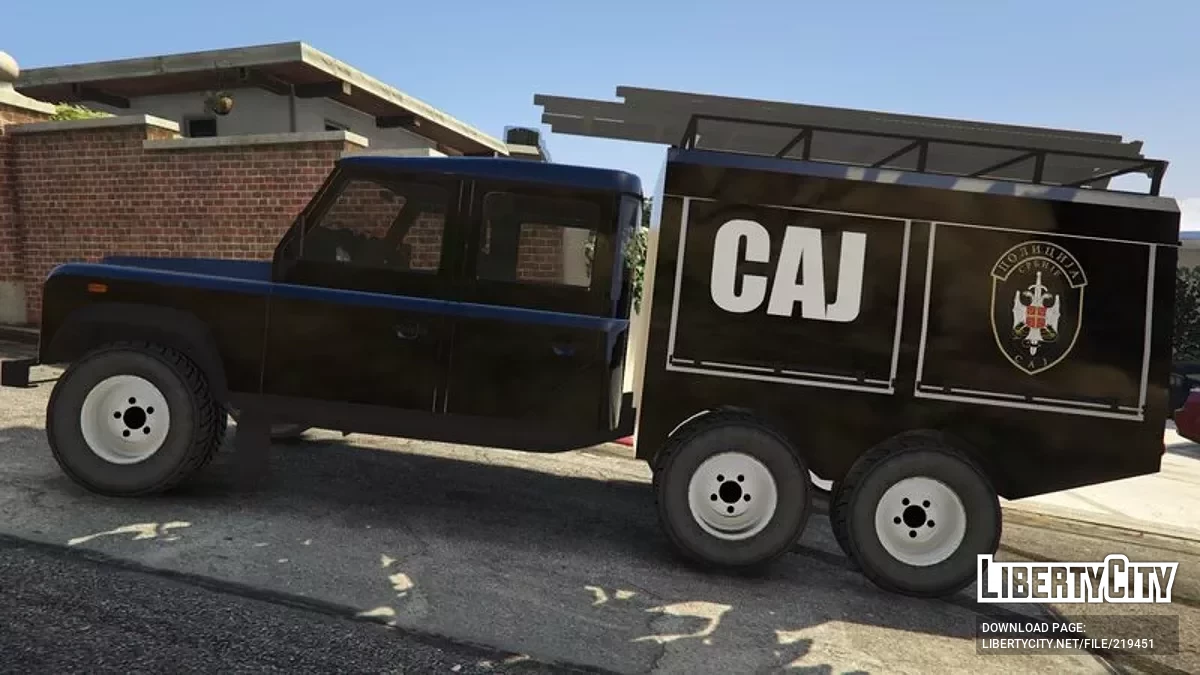 6x6 Custom Defender — SAJ [Replace | ELS] / GTA 5
