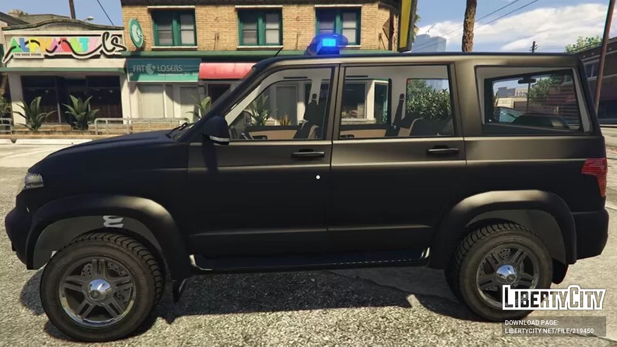 UAZ Patriot — Policijska brigada [Replace | ELS] / GTA 5