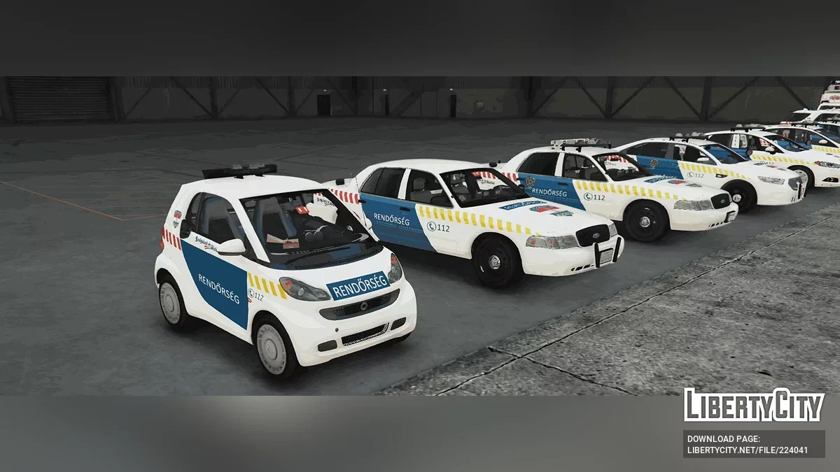 Hungarian Police Car Pack 11-1 (FiveM Ready)) / GTA 5