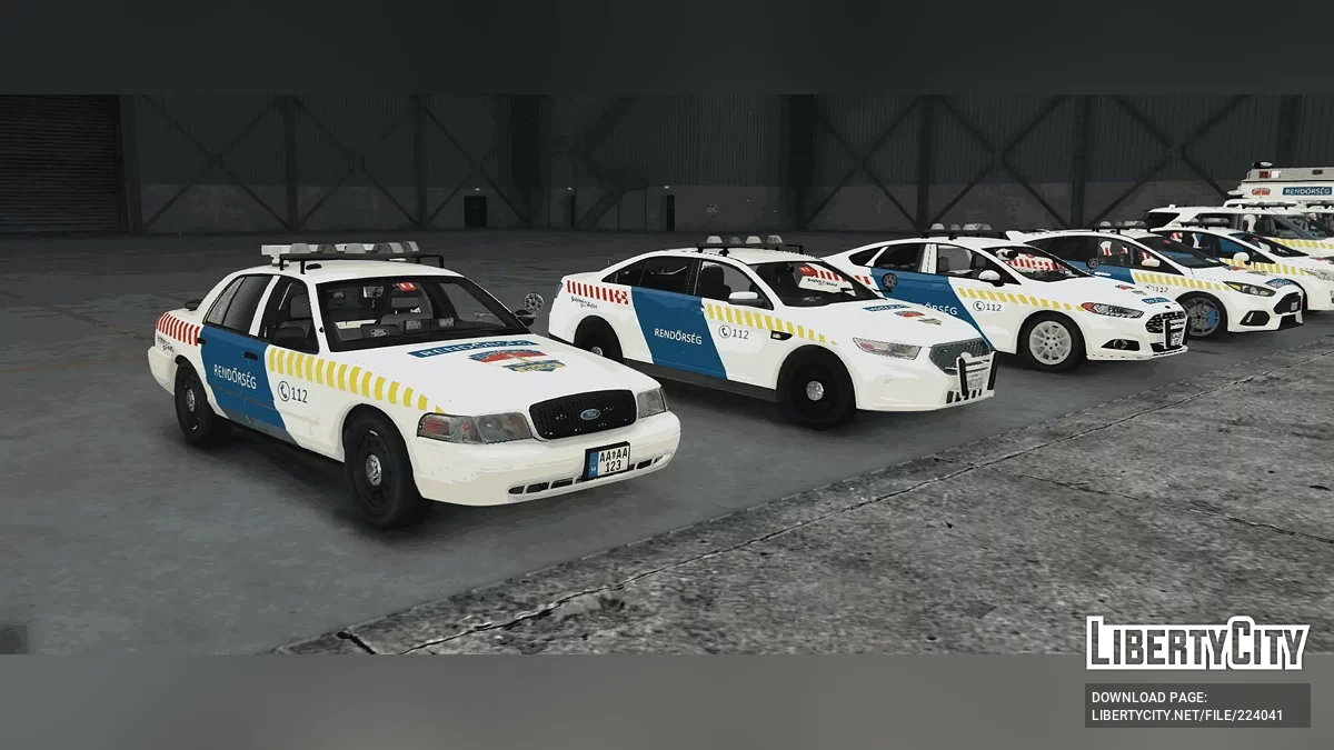 Hungarian Police Car Pack 11-1 (FiveM Ready)) / GTA 5