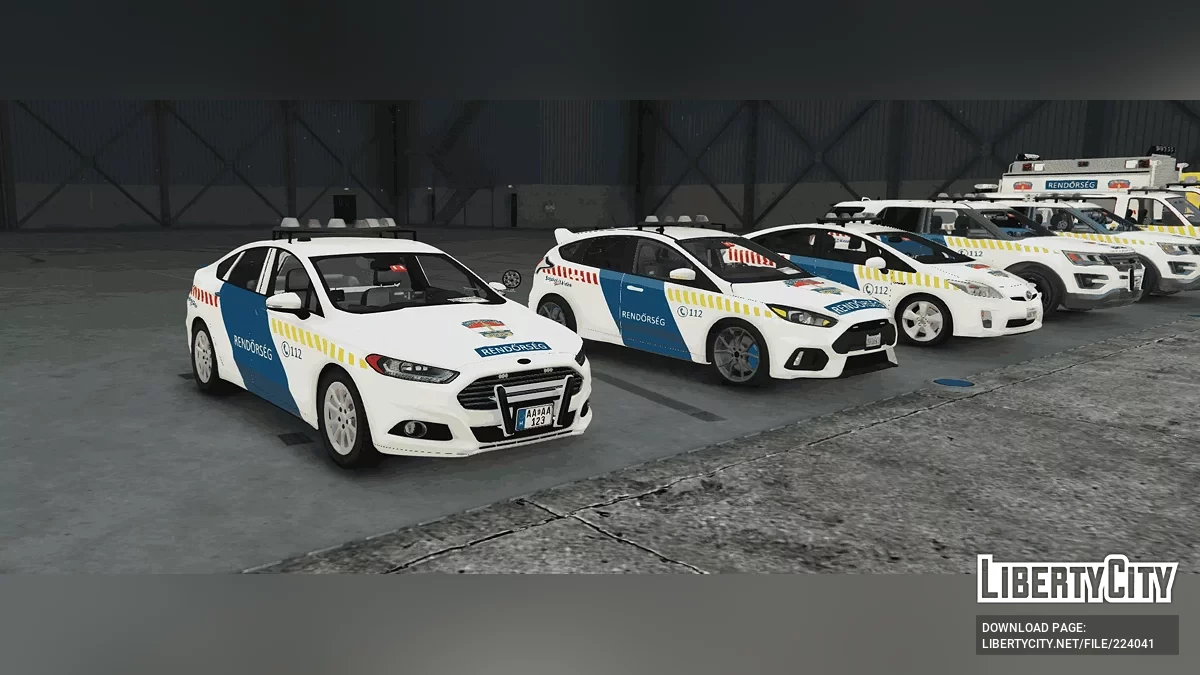 Hungarian Police Car Pack 11-1 (FiveM Ready)) / GTA 5