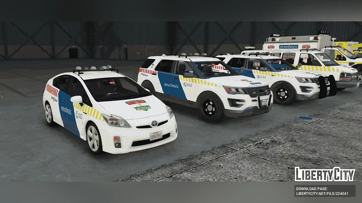 Hungarian Police Car Pack 11-1 (FiveM Ready)) / GTA 5