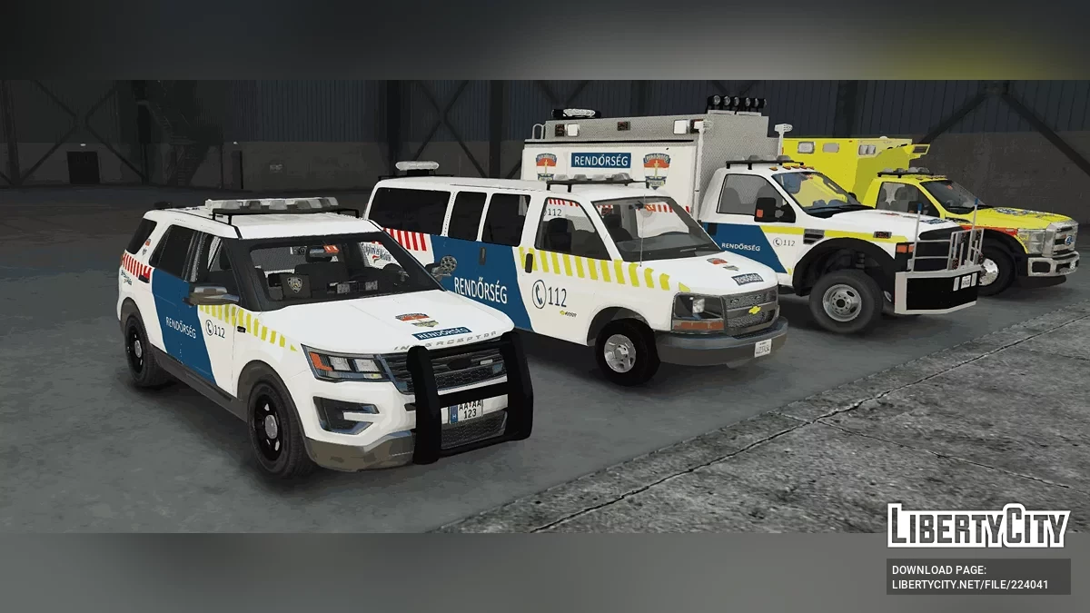 Hungarian Police Car Pack 11-1 (FiveM Ready)) / GTA 5
