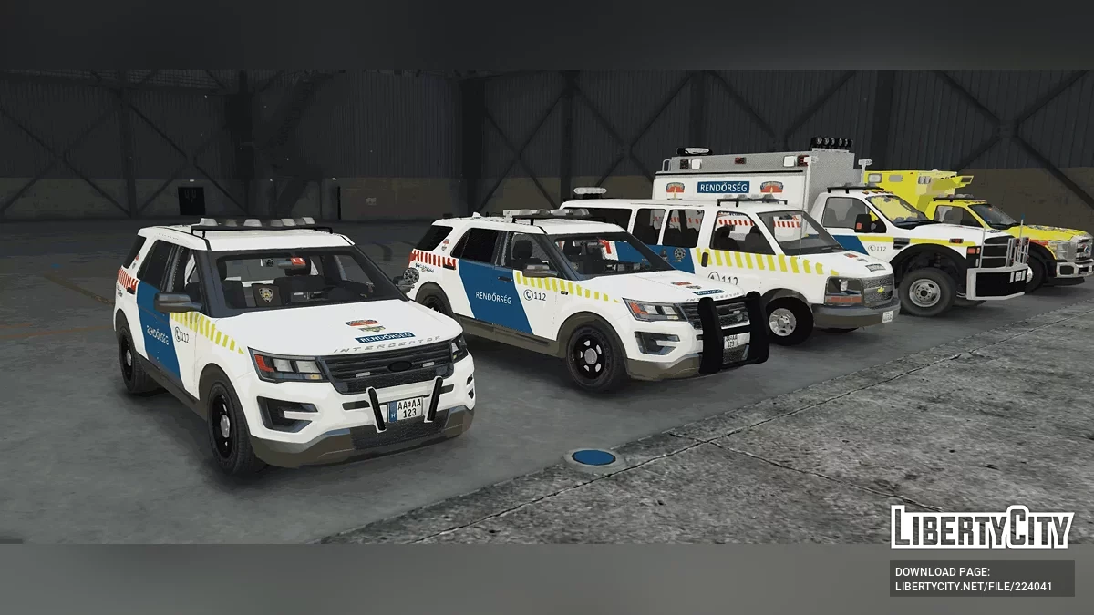 Hungarian Police Car Pack 11-1 (FiveM Ready)) / GTA 5