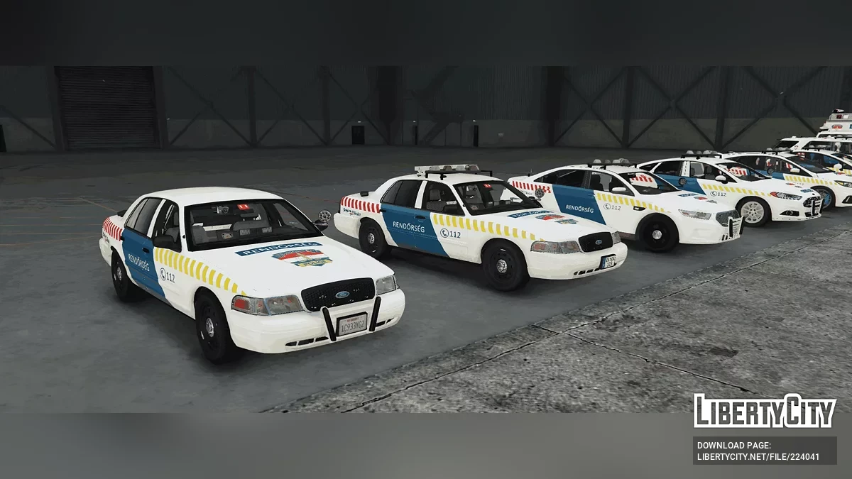 Hungarian Police Car Pack 11-1 (FiveM Ready)) / GTA 5