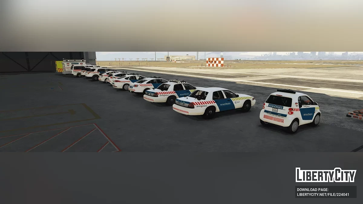 Hungarian Police Car Pack 11-1 (FiveM Ready)) / GTA 5