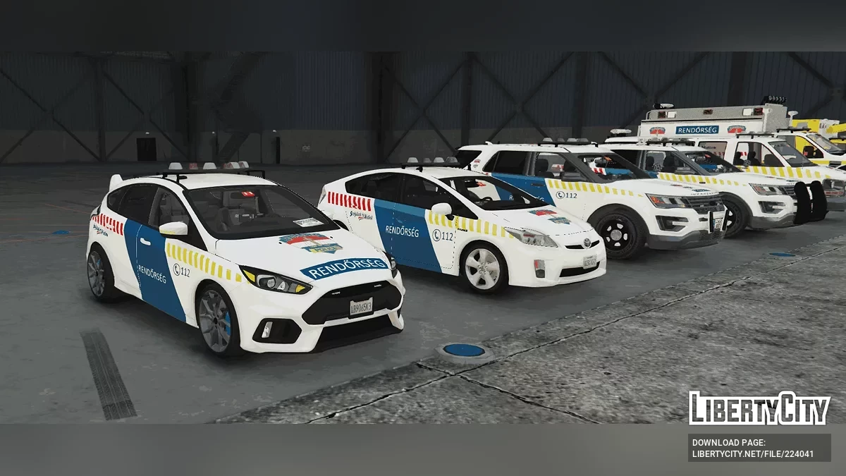 Hungarian Police Car Pack 11-1 (FiveM Ready)) / GTA 5