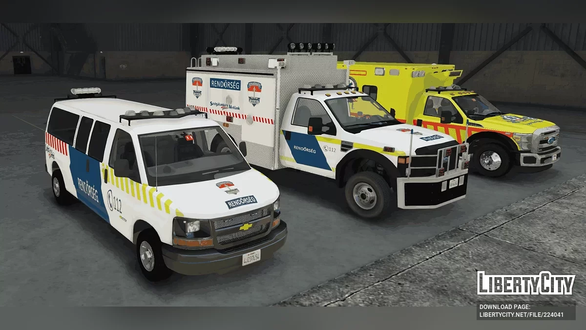 Hungarian Police Car Pack 11-1 (FiveM Ready)) / GTA 5
