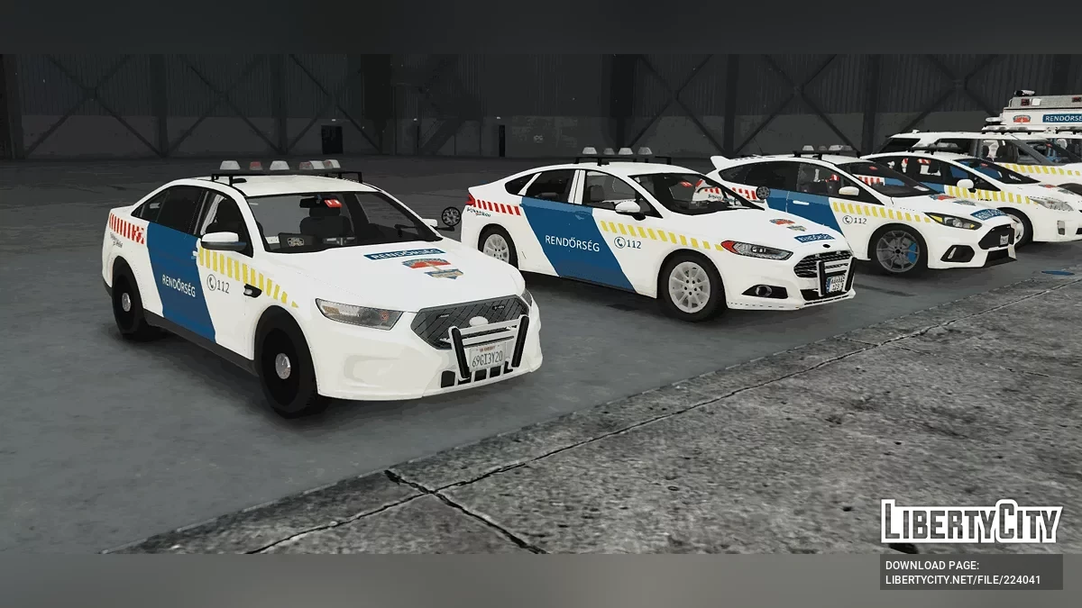 Hungarian Police Car Pack 11-1 (FiveM Ready)) / GTA 5