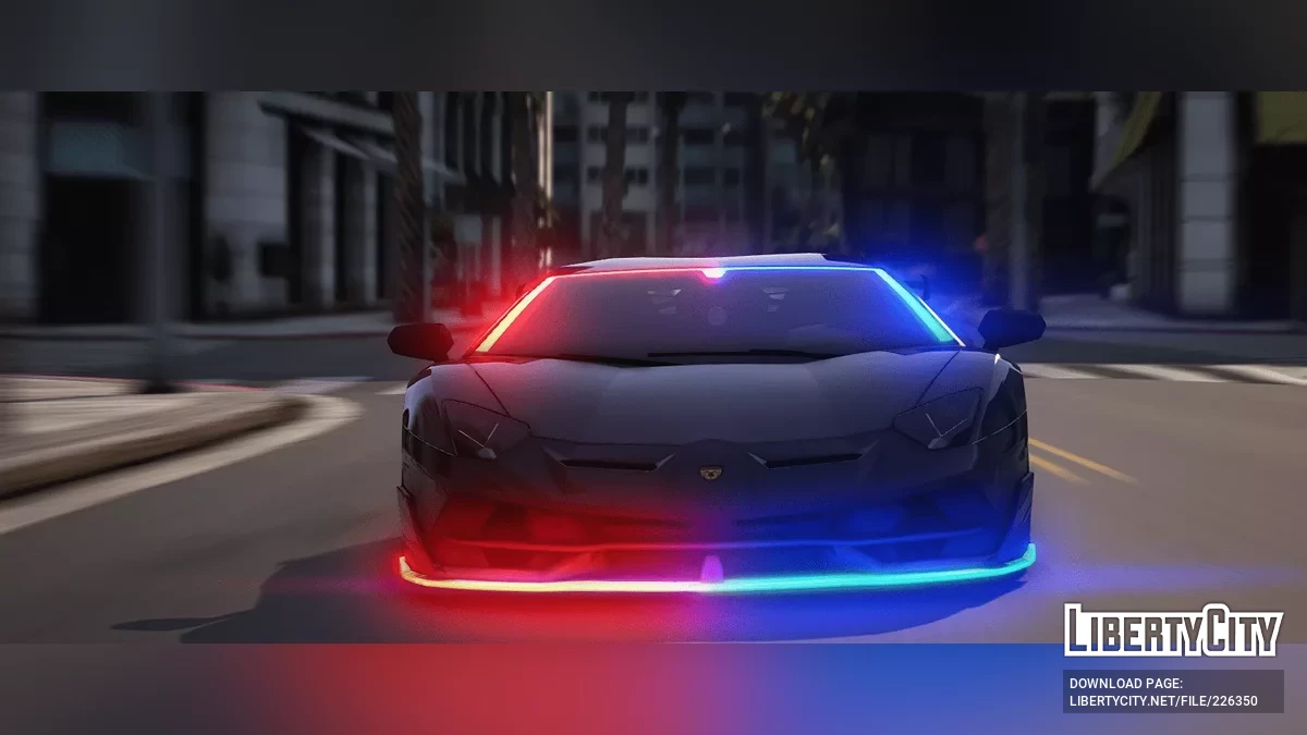 2019 LEO Lamborghini Aventador SVJ [适合背景 | FiveM 准备] / GTA 5