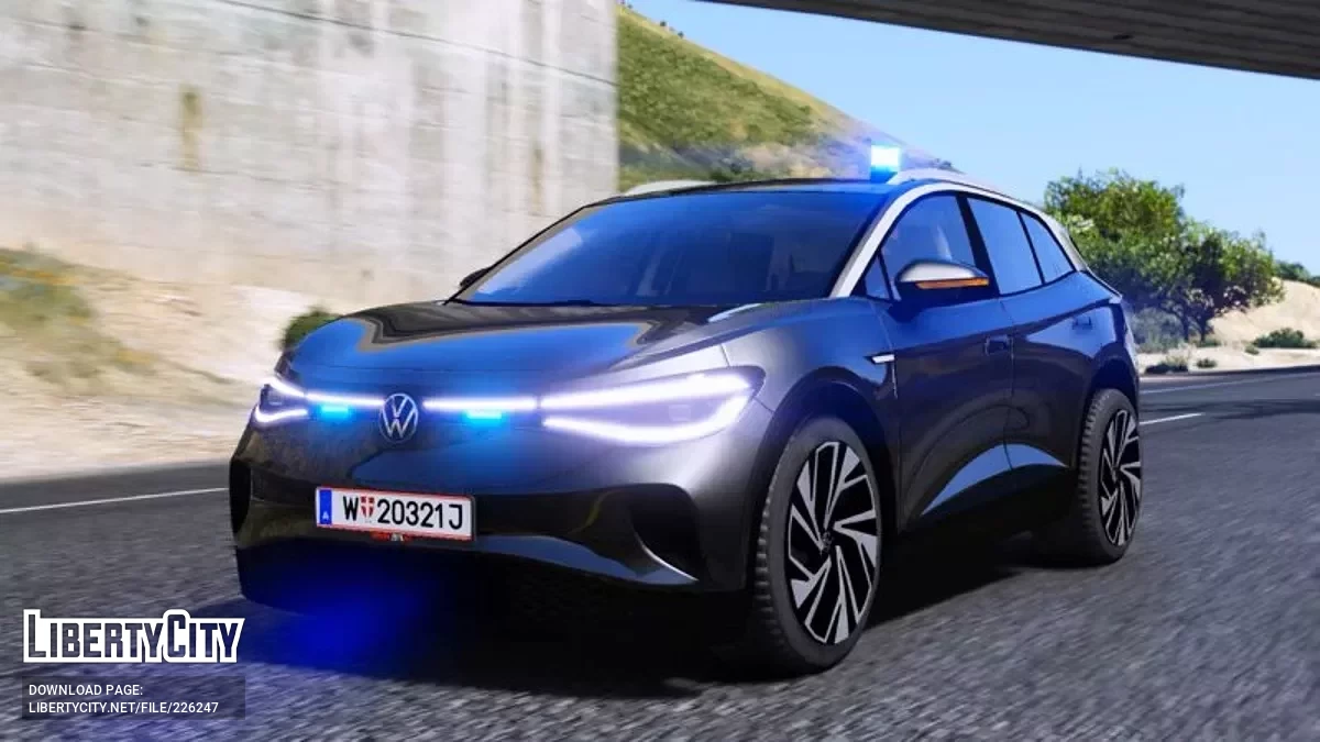 Volkswagen ID4 Zivilpolizei Österreich / GTA 5