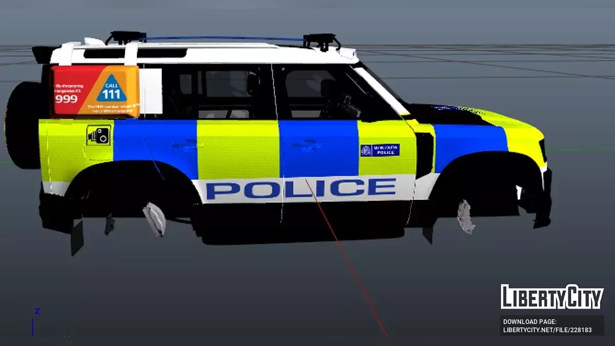 HX Land Rover Guardian (Polizeiauto) / GTA 5